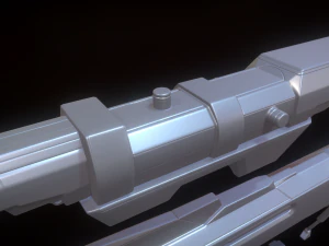 sniper rifle ksr-29 high poly version 3D Model