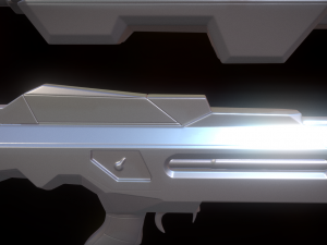 sniper rifle ksr-29 high poly version 3D-Modell