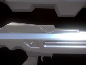 sniper rifle ksr-29 high poly version 3D Model