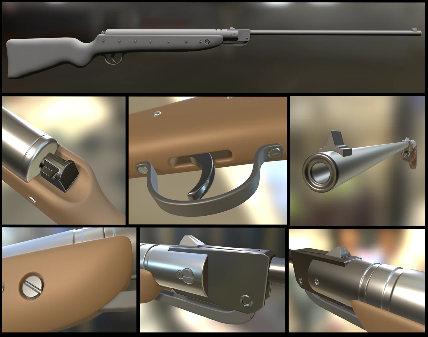 airhaenel model iii-56 knicker high poly 3D Model .c4d .max .obj .3ds .fbx .stl .blend 