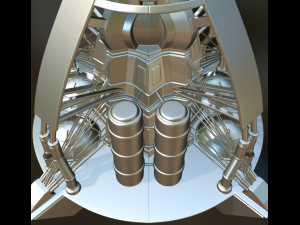 terraforming tower highpoly version 3D Model