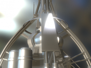 terraforming tower highpoly version 3D Model