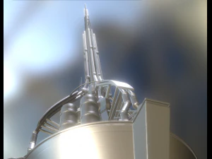 terraforming tower highpoly version 3D Model
