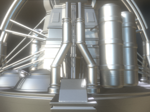 terraforming tower highpoly version 3D Model