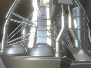 terraforming tower highpoly version 3D Model