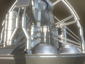 terraforming tower highpoly version 3D Model