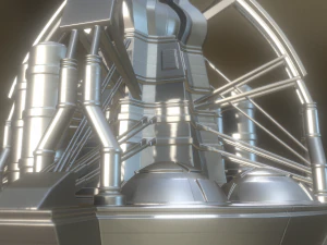 terraforming tower highpoly version 3D Model
