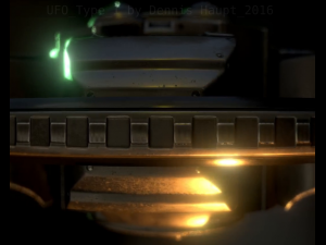 ufo type 1 animated and game ready 3D 模型