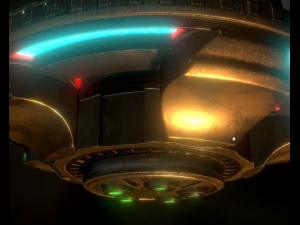 ufo type 1 animated and game ready 3D 模型