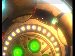 ufo type 1 animated and game ready 3D 模型