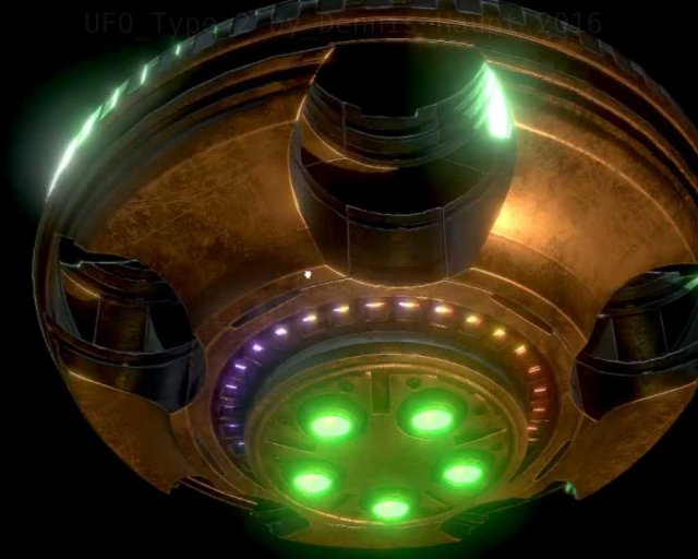 ufo type 2 animated and game ready 3D मॉडल .c4d .max .obj .3ds .fbx .stl .blend 