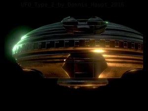 ufo type 2 animated and game ready 3D मॉडल