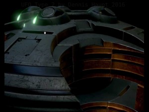 ufo type 2 animated and game ready 3D मॉडल