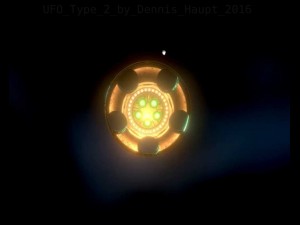 ufo type 2 animated and game ready 3D मॉडल