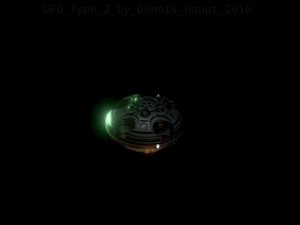 ufo type 2 animated and game ready 3D मॉडल