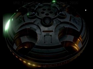 ufo type 2 animated and game ready 3D मॉडल