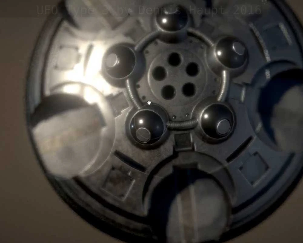ufo type 3 animated and game ready 3D Model .c4d .max .obj .3ds .fbx .stl .blend 