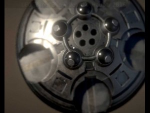 ufo type 3 animated and game ready Modelo 3D