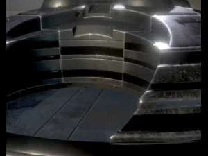 ufo type 3 animated and game ready 3D Model