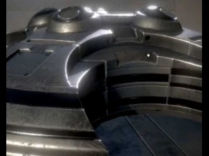 ufo type 3 animated and game ready 3D Model