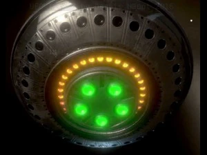 ufo type 3 animated and game ready 3D Model