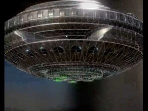 ufo type 3 animated and game ready 3D Model