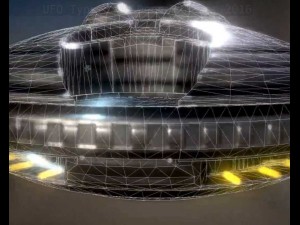 ufo type 3 animated and game ready Modelo 3D