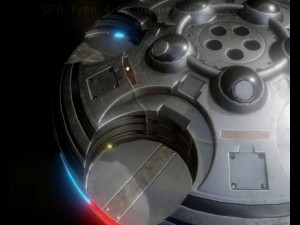 ufo type 4 animated and game ready 3D Model