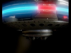 ufo type 4 animated and game ready 3D Model