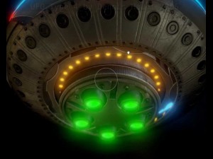 ufo type 4 animated and game ready 3D Model