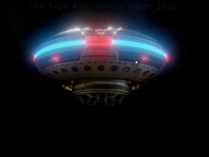 ufo type 4 animated and game ready 3D Model