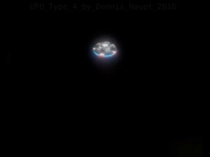 ufo type 4 animated and game ready 3D Model