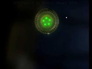 ufo type 4 animated and game ready 3D Model