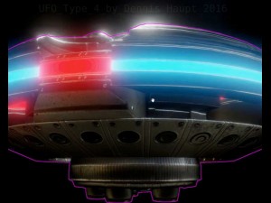 ufo type 4 animated and game ready 3D Model