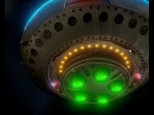 ufo type 4 animated and game ready 3D Model
