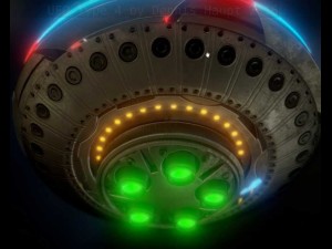 ufo type 4 animated and game ready 3D Model