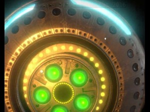 ufo type 5 animated and game ready Modelo 3D