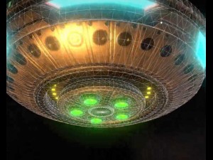 ufo type 5 animated and game ready Modelo 3D