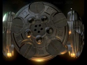 ufo type 7 animated and game ready 3D Model