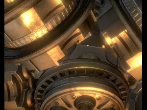 ufo type 7 animated and game ready 3D Model