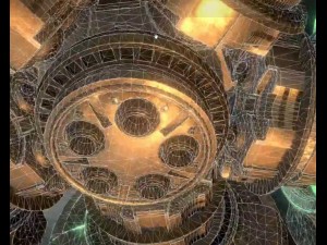 ufo type 7 animated and game ready 3D Model