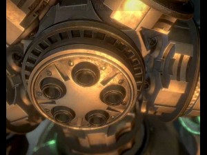 ufo type 7 animated and game ready 3D Model