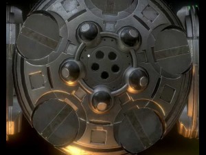 ufo type 7 animated and game ready 3D Model