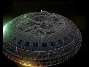 ufo type 8 animated and game ready 3D मॉडल