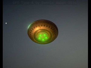 ufo type 8 animated and game ready 3D मॉडल