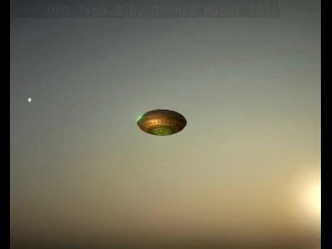 ufo type 8 animated and game ready 3D Model