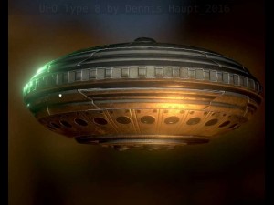 ufo type 8 animated and game ready 3D मॉडल
