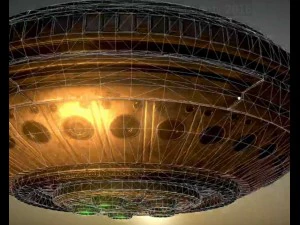 ufo type 8 animated and game ready 3D Model