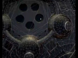 ufo type 8 animated and game ready 3D Model
