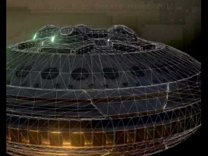 ufo type 8 animated and game ready 3D मॉडल